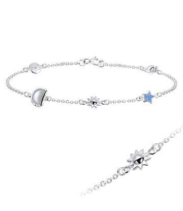 Cute Style Silver Bracelet BRS-1217